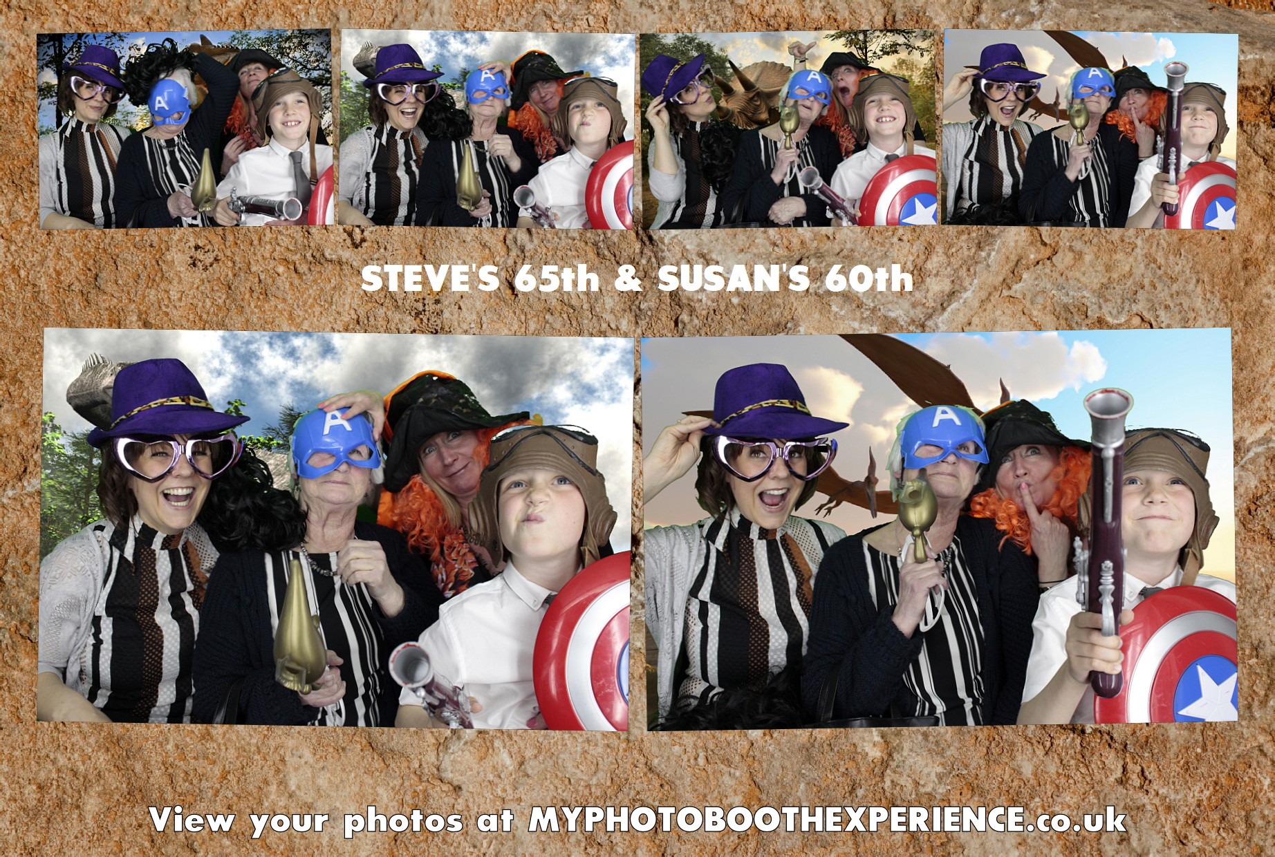 Steve's 65th & Susan 60th Birthday | View more photos from the event at gallery.myphotoboothexperience.co.uk/u/MyPhotoBoothExperienceLtd/Steves-65th-Susan-60th-Birthday